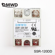 Твердотельное реле SSR-120DD 25A 3-32 DC TO 5-60 DC SSR 120DD, твердотельное реле, 1 шт. 2024 - купить недорого