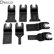 DRELD 7pcs/set Oscillating MultiTools Quick Release Saw Blade Multifunction Tools For Multimaster Renovator Bosch Power Tools 2024 - buy cheap