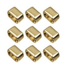 LINSOIR 30pcs/lot Metal Alloy Big Hole Spacer Beads For Jewelry Making Gold Color Bracelet Charms Beads Craft Necklace Findings 2024 - buy cheap