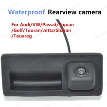 Envío gratuito cámara de visión trasera de coche CCD HD caso para Audi/VW/Passat/Tiguan/Golf/Touran/Jetta/Sharan/Touareg impermeable 2024 - compra barato