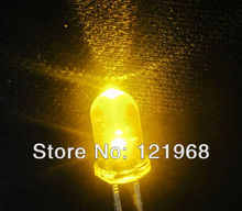 1000 pcs Frete grátis flicker Vela LEVOU diodo 5 MM Amarelo rodada levou 3.0-3.5 V flash led com IC 2024 - compre barato