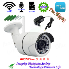 WItec Water proof Audio Camera Reset WIFI IPC 1080P Security Camera ONVIF P2P IP Cam IR CCTV 128G SD Card Cam Outdoor Alarm 2024 - buy cheap
