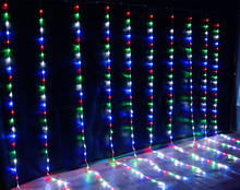 Iwhd-luzes de led a prova d'água, 6x3m, 110v, 220v, para natal, decorações, festa de casamento 2024 - compre barato