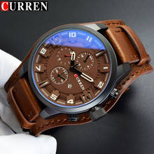 CURREN Mens Sports Watches Men Top Luxury Brand Quartz Army Military Sports Watches Man Clock Male Men's Watch Relogio Masculino 2024 - buy cheap