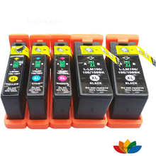 Cartuchos de tinta de impresora, Compatible con LM100, LM105, LM108 XL, Lexmark, mallot S305, S405, S505, S605, 5 uds. 2024 - compra barato