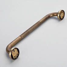 Free shipping,Europe style copper bathroom bathtub handrail antique bronze safety bar grab bar 50cm length 2024 - buy cheap