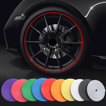 8M/ Roll Car Vehicle Color Wheel Rims Protectors Decor Strip Tire Guard Line Rubber Styling Mouldings Trim 2024 - buy cheap