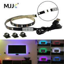 LED Strip USB 5V RGB LED USB Tape Light 50CM 1M TV Backlights for the Computer PC Background Accent Lighting IP65 2024 - buy cheap