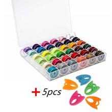 36Pcs Mixed Colors Sewing Thread Sewing tools Bobbin Clamps Bobbin Case Sewing Machine Accessories yj267 2024 - buy cheap