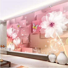 Beibehand papel de parede 3d estereoscópico flor romântica europa tv cenário papel de parede para sala de estar quarto 2024 - compre barato