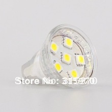 MR11 Светодиодный прожектор лампы 6 светодиодный из 5050SMD 12 V BI-PIN легко подключить и заменить галогенные 1 шт./лот 2024 - купить недорого