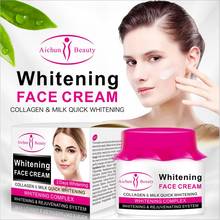 Aichun Milk Whitening Cream Quality Collagen Moisturizing Face Cream Acne Treatment Whiting Skin Brightening Hydrating 20pcs 2024 - buy cheap