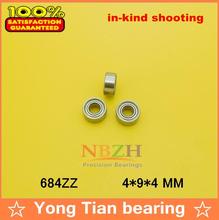 10 PCS free shipping thin wall deep groove ball bearing 684ZZ  684-2RS 4*9*4 mm ABEC-5 2024 - buy cheap