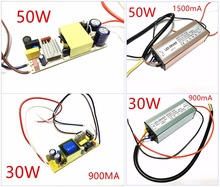 Водонепроницаемый светодиодный драйвер 10 Вт 20 Вт 30 Вт 50 Вт Точечный светильник источник питания уличная лампа прожектор привод трансформатор источник питания светодиодный светильник 2024 - купить недорого