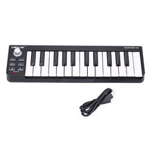 Easykey.25-teclado midi usb portátil, 25 teclas, controlador midi, mecanismo para teclas, órgão eletrônico 2024 - compre barato