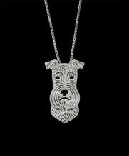 Wholesale Unique Handmade Boho Chic Miniature schnauzer Necklace Female and Male Gift Jewelry Pendant--12pcs/Lot 2024 - buy cheap