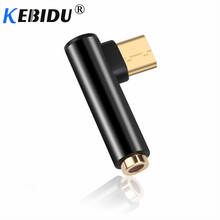 Адаптер для наушников Kebidu в комплекте с разъемом типа C «папа» и «мама», разъем 3,5 мм, USB C, AUX аудио кабель, конвертер для Xiaomi 6,Letv 2,2 pro,max 2 2024 - купить недорого