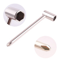 7mm Truss Rod Wrench with Screwdriver Neck Wrench Silver Metal Tool Adjustable For PRS Electric Guitar 2024 - buy cheap