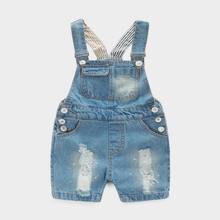 BibiCola 2018 Spring Autumn Children Overalls Denim Suspenders Boys Girls Jeans Overalls pants Kids Jumpsuit Trousers pants 2024 - buy cheap