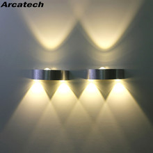 Indoor LED 3W AC85-265V Modern Wall Sconce Indoor Lighting Living Room Bedroom Bedside Wall Light NR-16 2024 - buy cheap