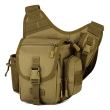 Waterproof Nylon Camo Military Saddle Bag Men Tactical Cross-body oulder Bag Hunting Hiking Climbing Outdoor Sports Bag K304 2024 - buy cheap
