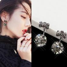 Korean Earrings Silver Color Mickey Stud Earrings Sparkling Minnie Brand Earrings for Women Gift Fashion Jewelry 2024 - buy cheap