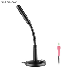 Desktop 3.5mm microphone Condenser Microphones Adjustable for PC Recording Podcasting Portable micro Flexible Stand  XIAOKOA 2024 - buy cheap