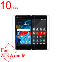 10pcs Ultra Clear/Matte/Nano Anti-Explosion For ZTE Axon M LCD Screen Protector Cover For ZTE Axon M Left +right Protective Film 2024 - buy cheap