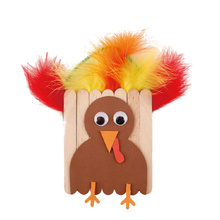 Thanksgiving DIY Crafting Accessories Materials Set Handmade Turkey Hanging Decorations Kids Educational Toys Baby Shower 2024 - buy cheap