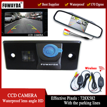 Wrieless Car CCD Rear View Camera for PORSCHE CAYENNE VW SKODA FABIA TIGUAN TOUAREG Cayenne Polo Jetta Passat +Mirror Monitor 2024 - buy cheap