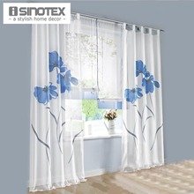 Estilo europeu flores artesanais design janela voile floral cortina sheer telas pçs/lote 2024 - compre barato