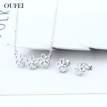 OUFEI Stainless Steel Woman Jewelry Sets Charm Geometric Earrings And Necklace Sets Jewelry Accessories Gifts For Women 2024 - buy cheap