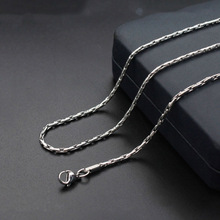 2.4mm Popcorn Chains Necklace Silver Color Stainless Steel Choker Neck Fashion Collar Jewelry Homme Hombre 2024 - buy cheap