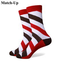Match-Up  style all cotton men colorful socks brand man socks , men sock , cotton sock Free Shipping 2024 - купить недорого