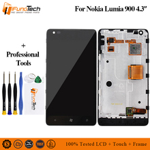 Для Nokia lumia 900 LCD сенсорный экран с рамкой для Nokia lumia N900 дигитайзер в сборе запасные части 2024 - купить недорого
