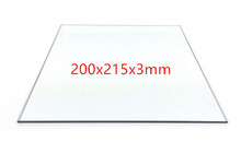 Swmaker-impressora 3d de borosilicato, placa de construção para cama aquecida, 200x215x3mm, vidro de borosilicato 2024 - compre barato