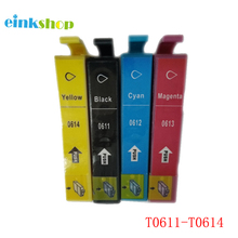 Einkshop-cartucho de tinta t0611-t0614 para impresora Epson Stylus D68, D88, DX3800, DX3850, DX4200, DX4250, DX4800, DX4850, 1 Juego 2024 - compra barato