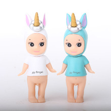 2 unids/set Sonny Angel fiesta serie lindo animales marinos muñecas unicornios MODELO DE figura de acción juguetes para niños regalos de navidad 2024 - compra barato