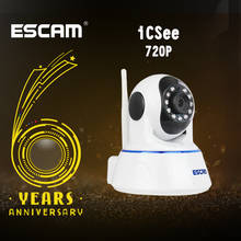 Escam QF002 Mini WiFi IP Camera HD 720P CCTV security Camera System P2P IR Cut Two Way Audio Night vision 2024 - buy cheap