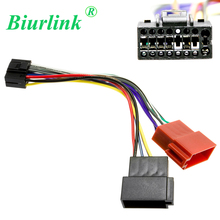 Biurlink 16Pin Car Radio Stereo ISO Standard Connector Wire Harness Cable Adapter Lead Plug for Kenwood 16Pin CD Changer Port 2024 - buy cheap