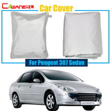 Anéis com frete grátis! Capa protetora para carros, proteção uv contra chuva, sol, neve, à prova de poeira, para peugeot 307 sedan 2024 - compre barato