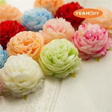 8CM 10pcs Artificial Silk Vintage Retro Peony Flower Head Bud For Diy Wedding Arch Wall Apparel Headwear Decorative Accessory 2024 - buy cheap