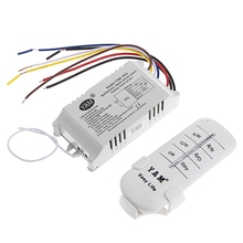 Interruptor de Control remoto de luz de lámpara, receptor inalámbrico de 4 vías ON/OFF, 220V 2024 - compra barato