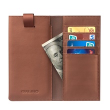 Qalino-funda tipo billetera para iPhone 6 6s, 4,7 cuero genuino, con ranura para tarjetas, de lujo, 5,5 2024 - compra barato