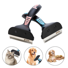 Pet Hair Deshedding Comb Pet Dog Cat Brush Grooming Tool Hair Removal Comb For Dogs Cats comb 2024 - buy cheap