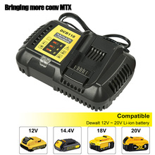 Free shipping Li-Ion Battery Charger 4.5A Max for Dewalt 10.8V 12V 14.4V 18V 20V DCB118 DCB105 DCB101 DCB200 Battery EU Plug 2024 - buy cheap