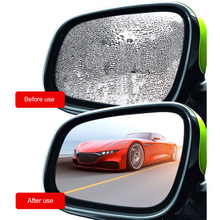 Car Sticker Waterproof 2 in 1 Fog Anti-Fog Car Rearview Mirror Protect Film Clear Rainproof Protect Car Sticker Auto Accessories 2024 - buy cheap