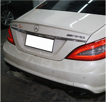 W218 FRP Gray primer Rear Trunk  Lip Spoiler Wing  for Mercedes Benz 2011-2013 2024 - buy cheap