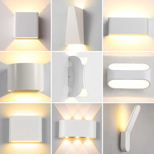 Luminária de parede de led, lâmpada de parede moderna simples para sala de estar, corredor, sala de tv, plano de fundo para estudo 2024 - compre barato