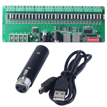 30 Channels Decoder Easy DMX RGB  LED Strip Light Controller Bare Board dmx512 Decoder controller Dimmer 12v console+USB Decoder 2024 - buy cheap